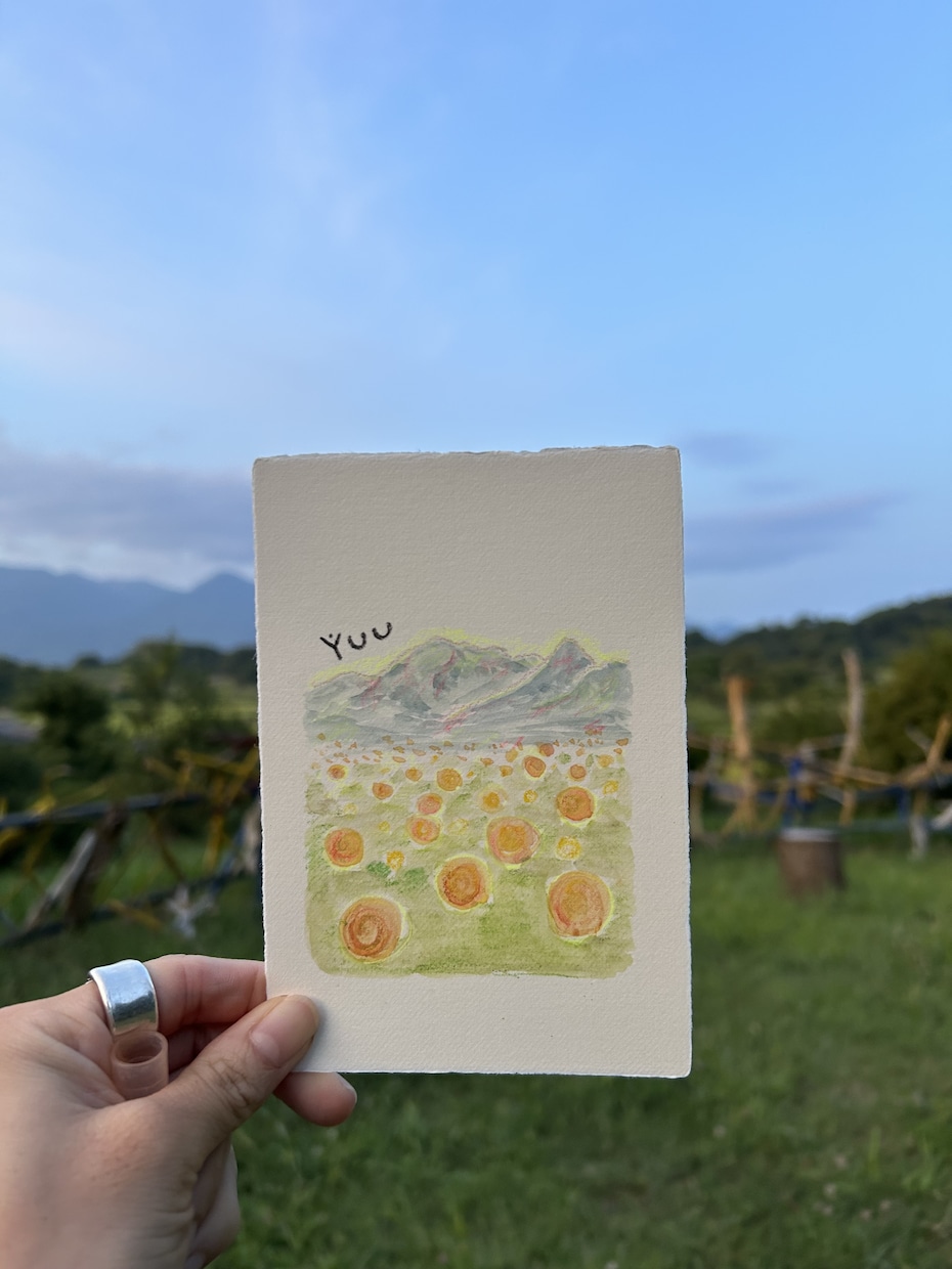 あなただけのお名前アートカードを描きます お名前のメッセージを紐解き絵本風なかわいいタッチで描きます イメージ2