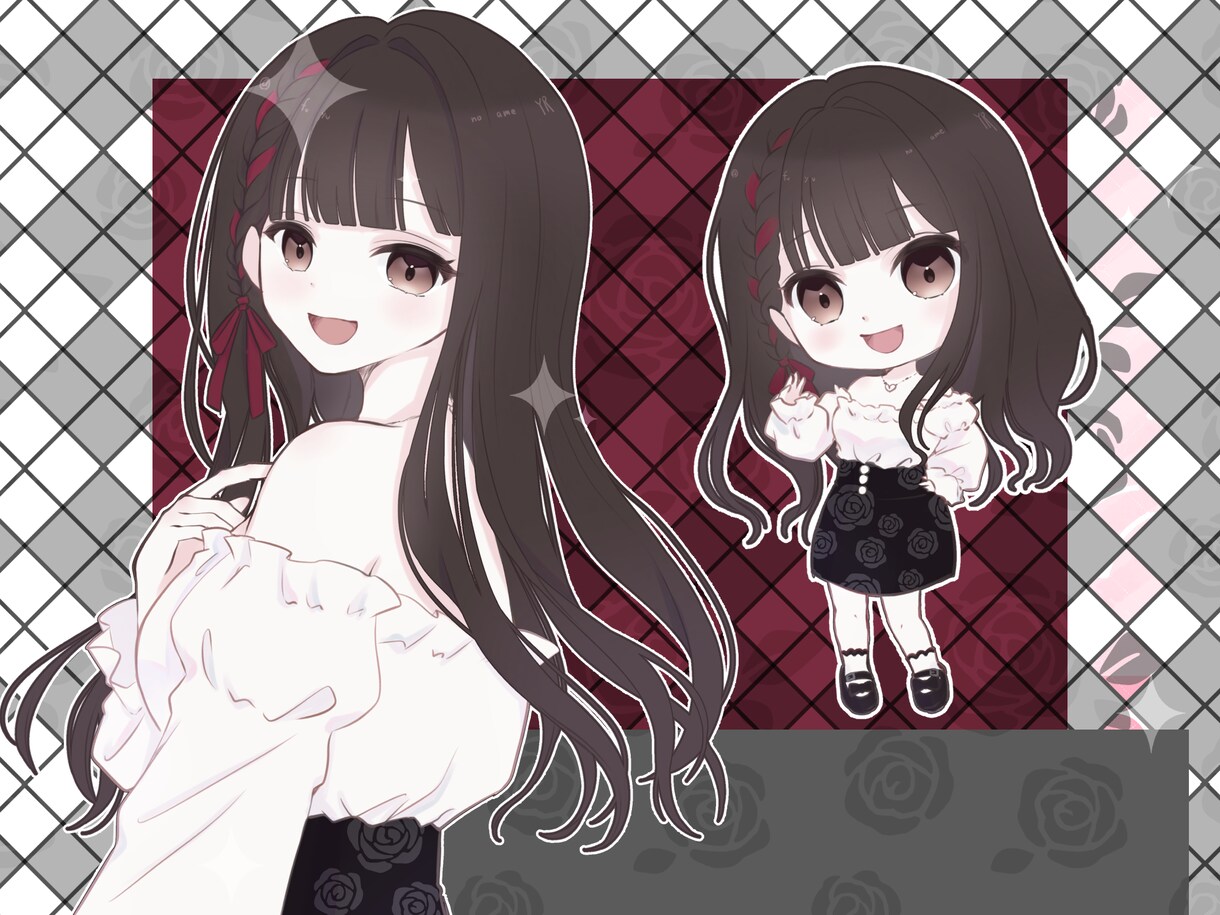 等身イラストのバストアップ描きます ふわっと可愛い雰囲気のイラストです！ イメージ9