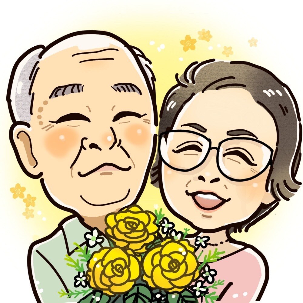 最短即日！シンプルな似顔絵ます 個性を表すワンポイントアイコン付き！ イメージ1