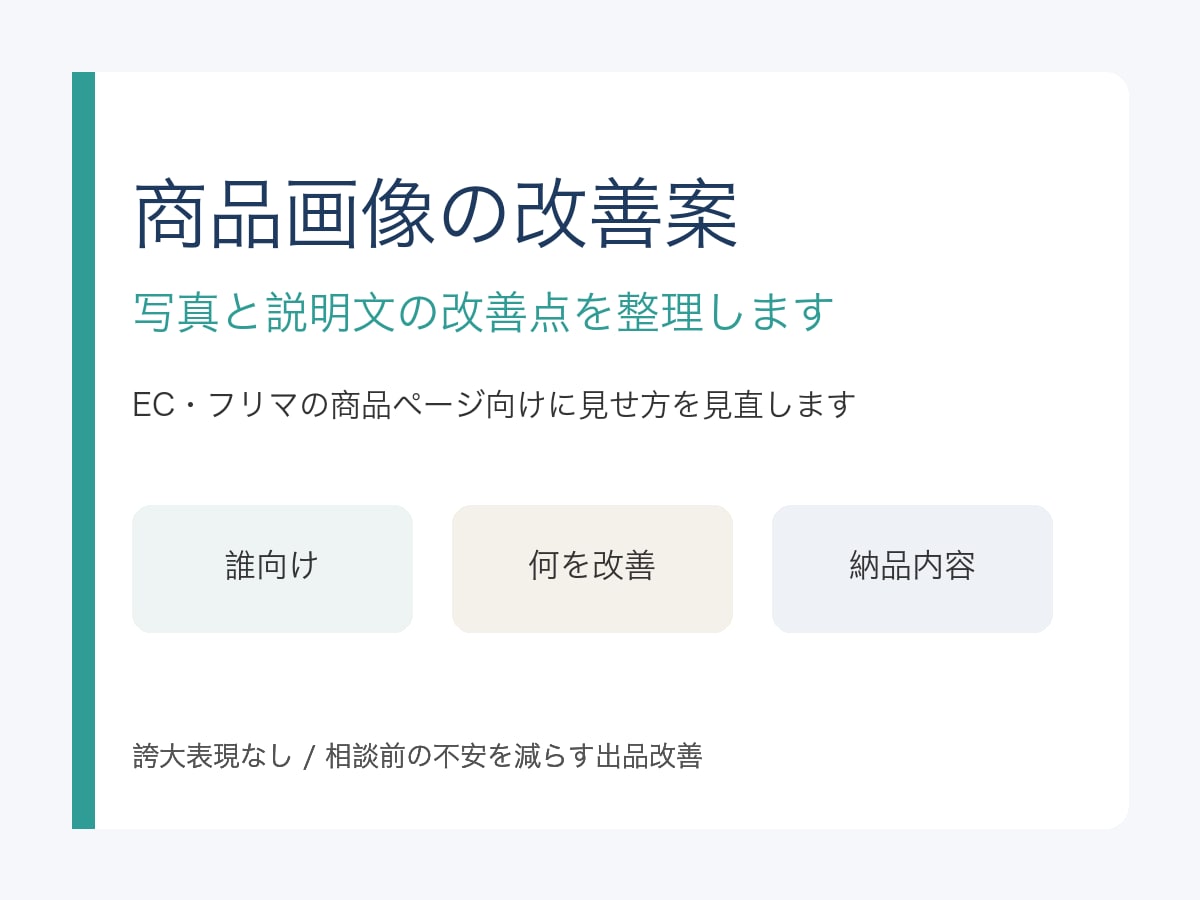 商品写真を使用シーン画像に整えます EC1枚目・SNS広告で用途が伝わる見せ方にします イメージ3