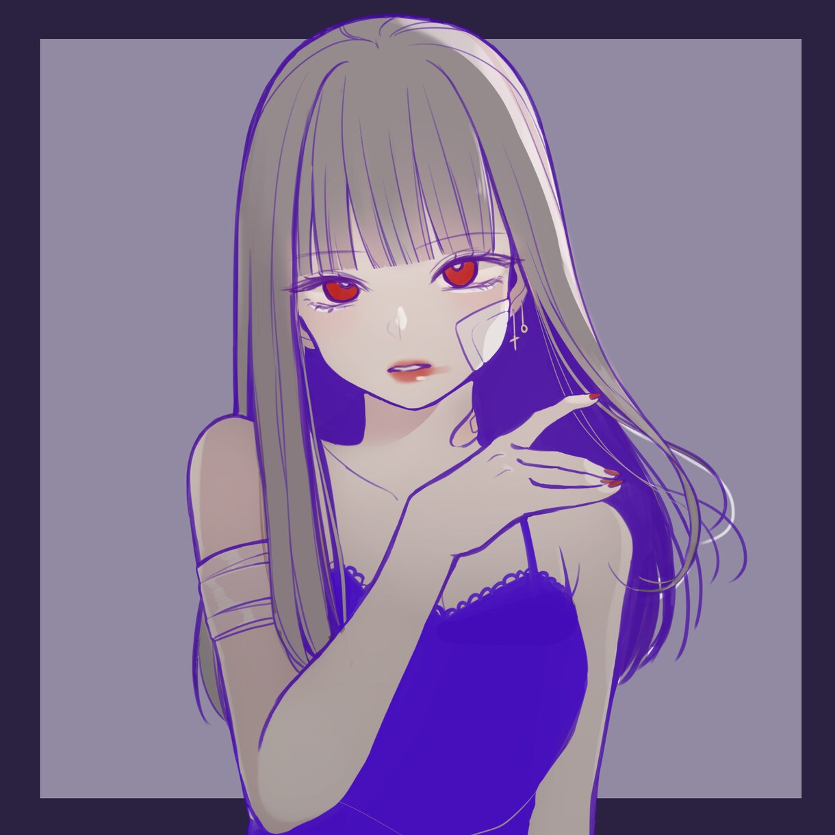 SNS用アイコン/可愛い女の子描きます 可愛い女の子のアイコンをお届けします イメージ3
