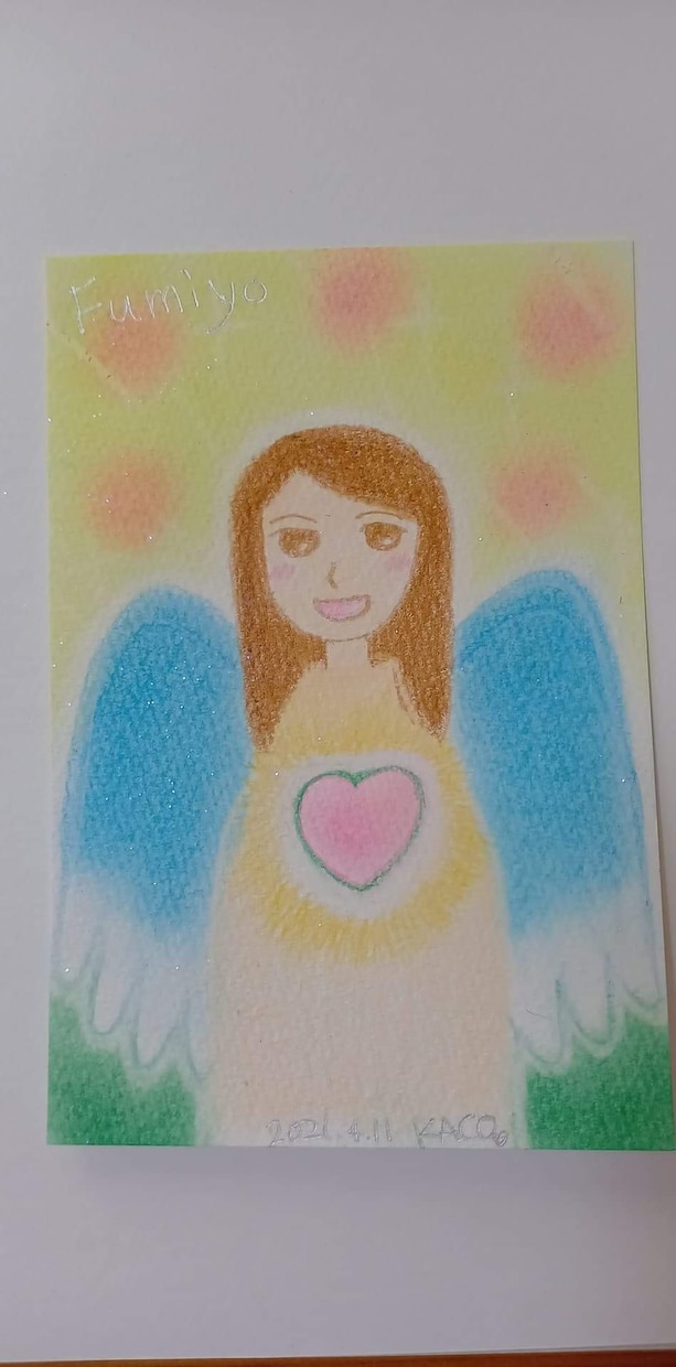 貴方の羽根と内なるエネルギーとオーラを描きます 自分らしく生きるためのサポートに導くアイテムとなりますように イメージ3