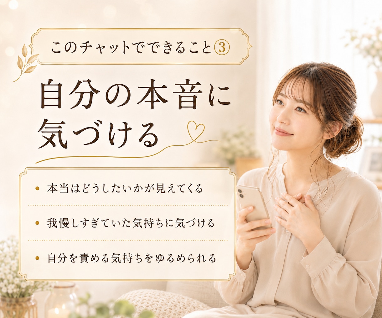 夫婦のつらい関係を3日間一緒に整理します 責められる毎日に疲れたあなたの気持ちを受け止めます イメージ5