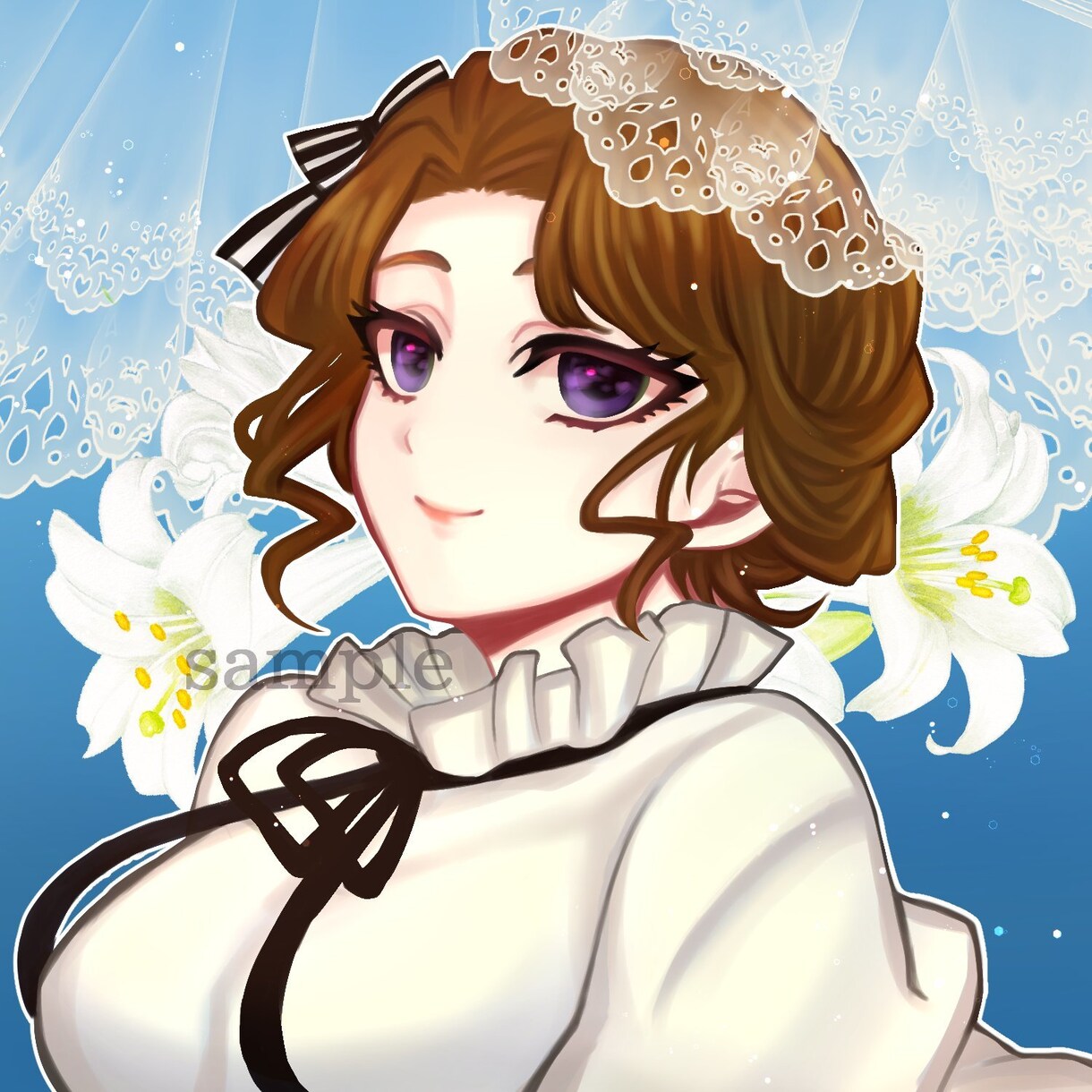 SNSアイコンなどのイラスト描きます 一枚絵なども受け付けております。 イメージ2