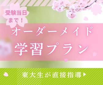 東大・塾講師があなただけのカリキュラムを作成します 予備校なし！市販の参考書を使った東大合格の知見を活かします！ イメージ1