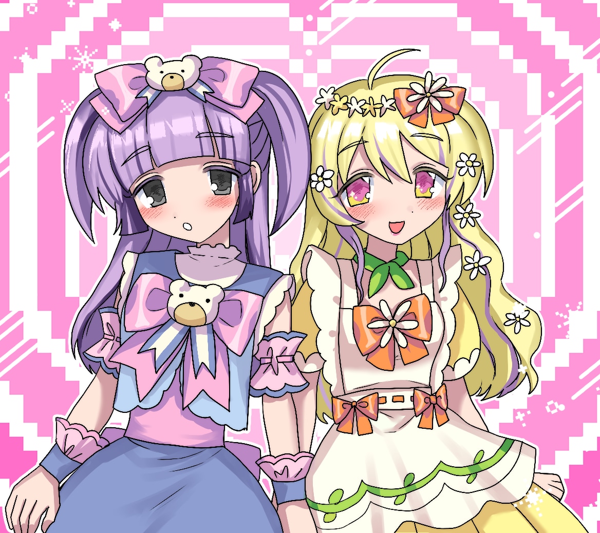 オリジナル、GL、BL、コンビ絵等の２人絵描きます 2名のイラストか、単体イラストを２枚お描きします！ イメージ3