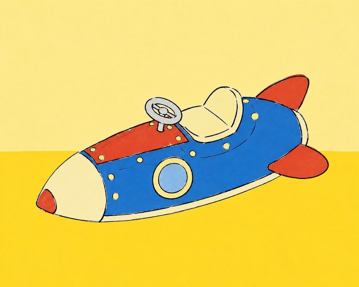 レトロで脱力感のあるシンプルイラストを描きます 温かみのあるレトロタッチで、印象に残るイラストを制作します イメージ5