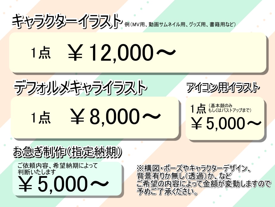 ポップで思わず目に止まるイラスト制作します 商用利用料込み、著作権譲渡も有料で可能！ イメージ2