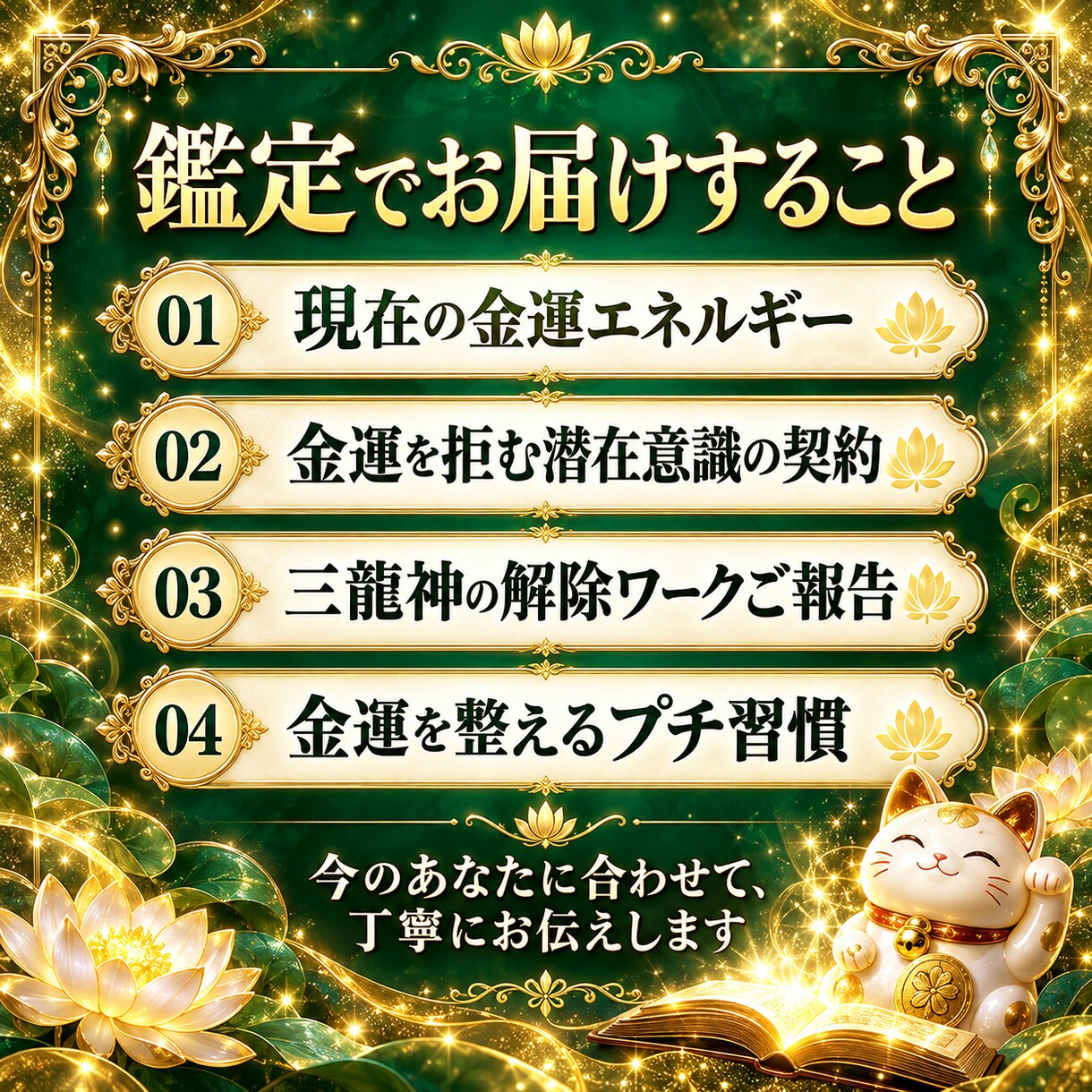金運を拒絶する“潜在意識の契約”を霊視で解除します あなたの財の器を整え現実を静かに動かします イメージ3