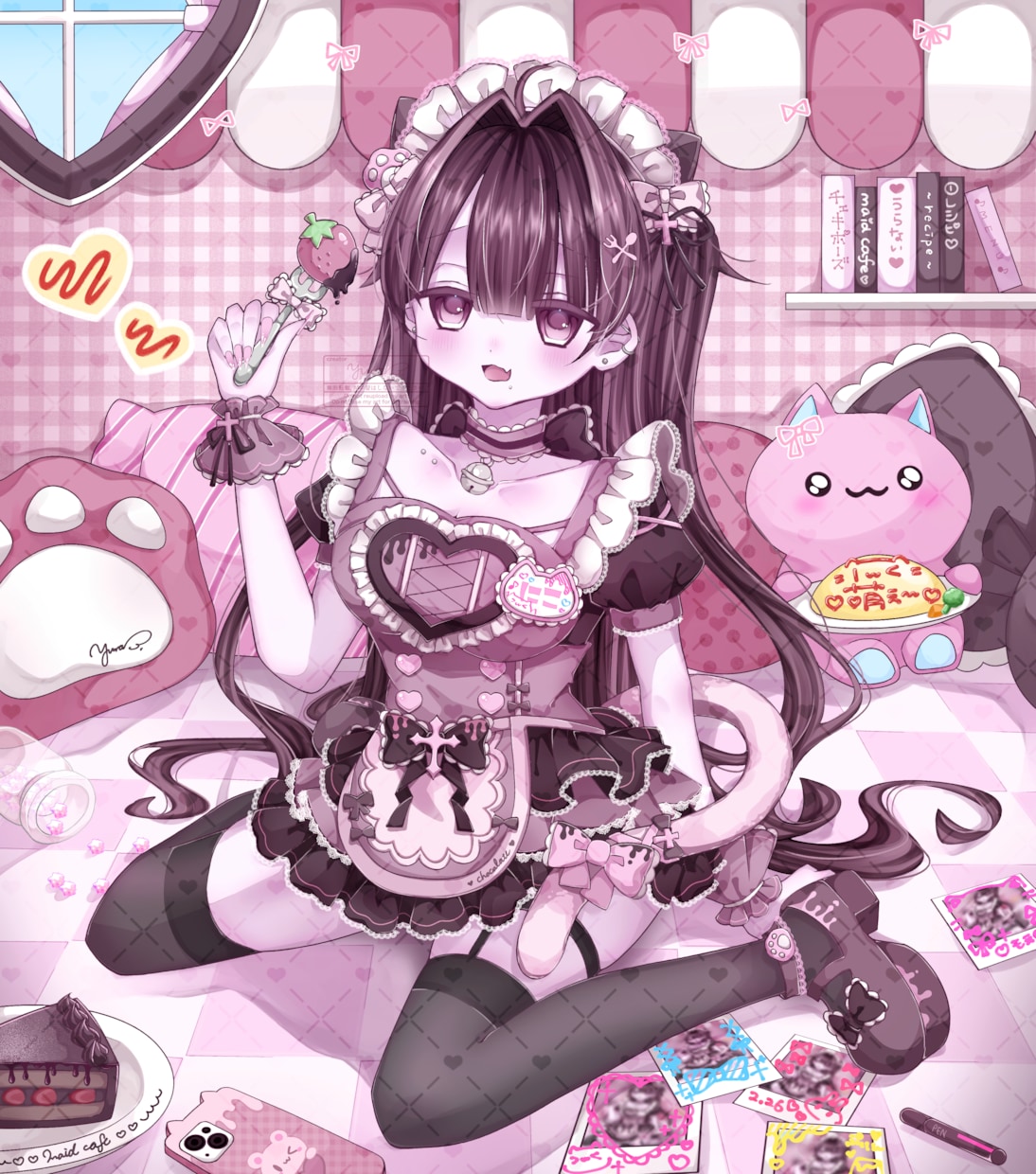 装飾付け放題！平成ギャルゲ萌え絵イラストを描きます キャラの可愛さを引き出す構図・質感や色合いが自慢です♪ イメージ3
