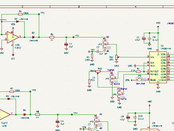 手書きの回路図を清書(データ化)します 手書きのラフな回路図をCADを使って見やすくします。 イメージ1