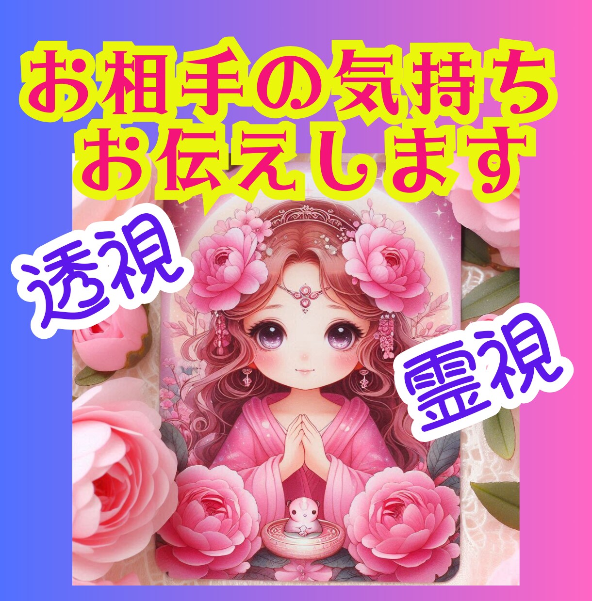 相手の気持ちをお伝えします ✪カードと霊視であなたの恋愛を成功に導きます✪ イメージ3