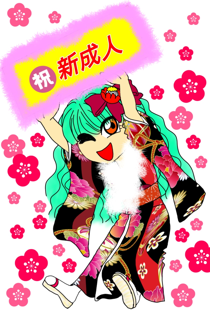 商用OK！個人利用も！用途様々季節イラスト描きます 年賀状 暑中見舞 Xマス 季節の挨拶&イベントに使える絵制作 イメージ10
