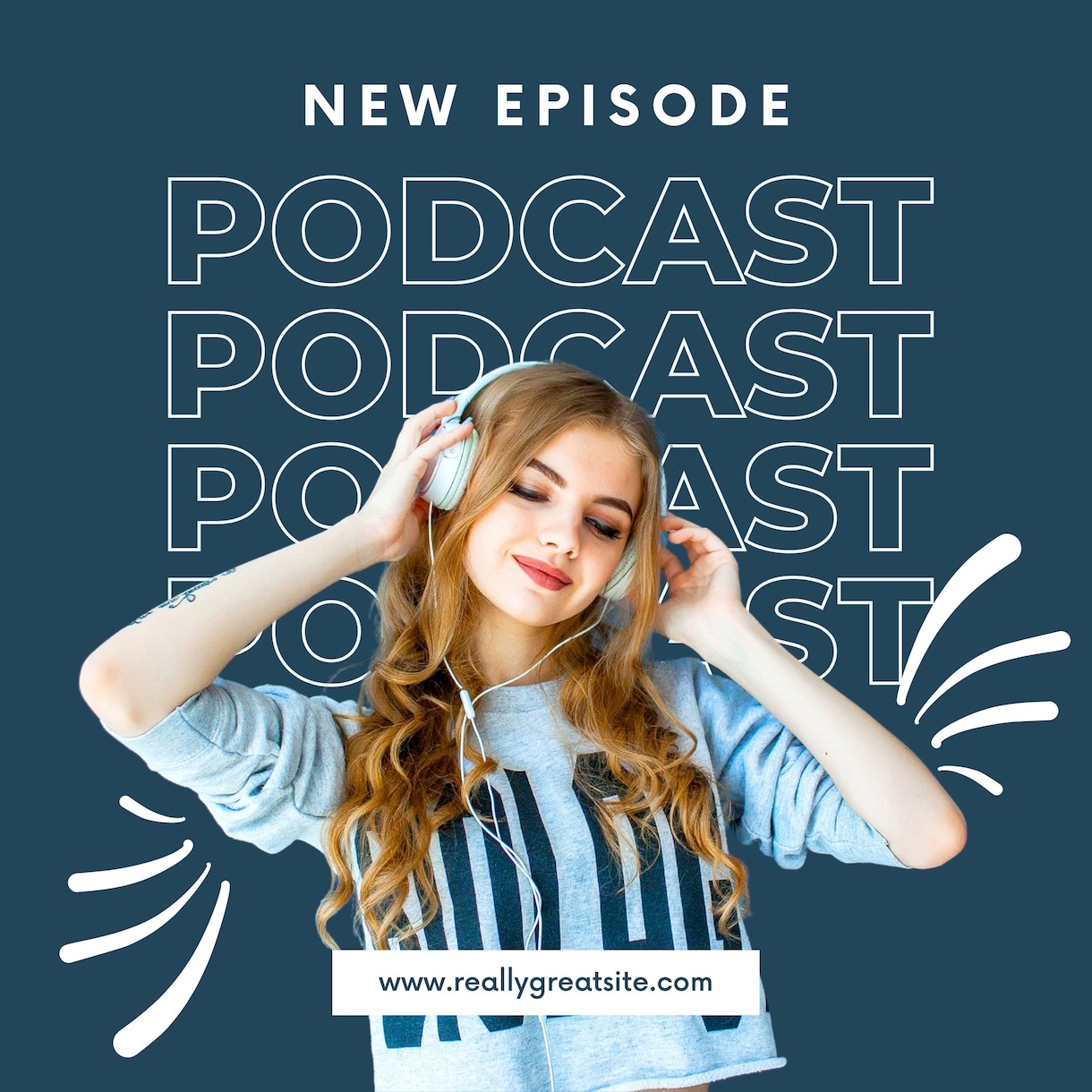 Podcastジャケット・サムネイル画像作成します 思わず再生ボタンを押してしまうようなお洒落な画像作成します イメージ9
