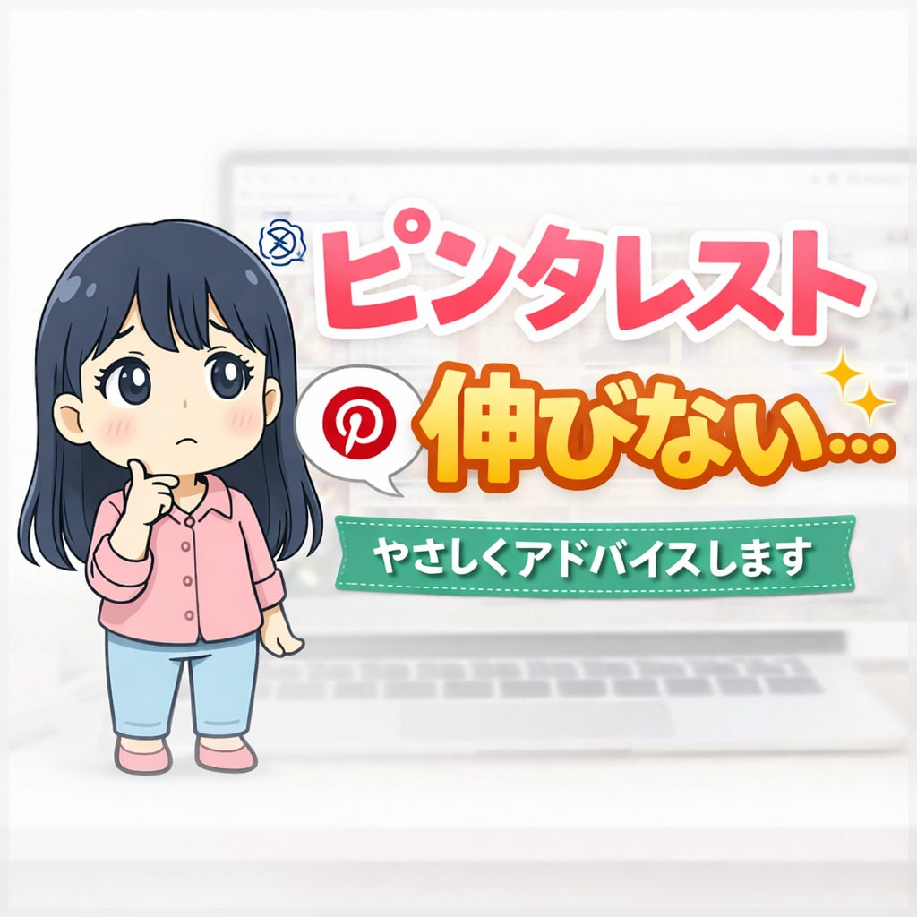 ピンタレストの改善ポイントをアドバイスします 初心者さんOK！反応アップの改善点をやさしくお伝えします イメージ1