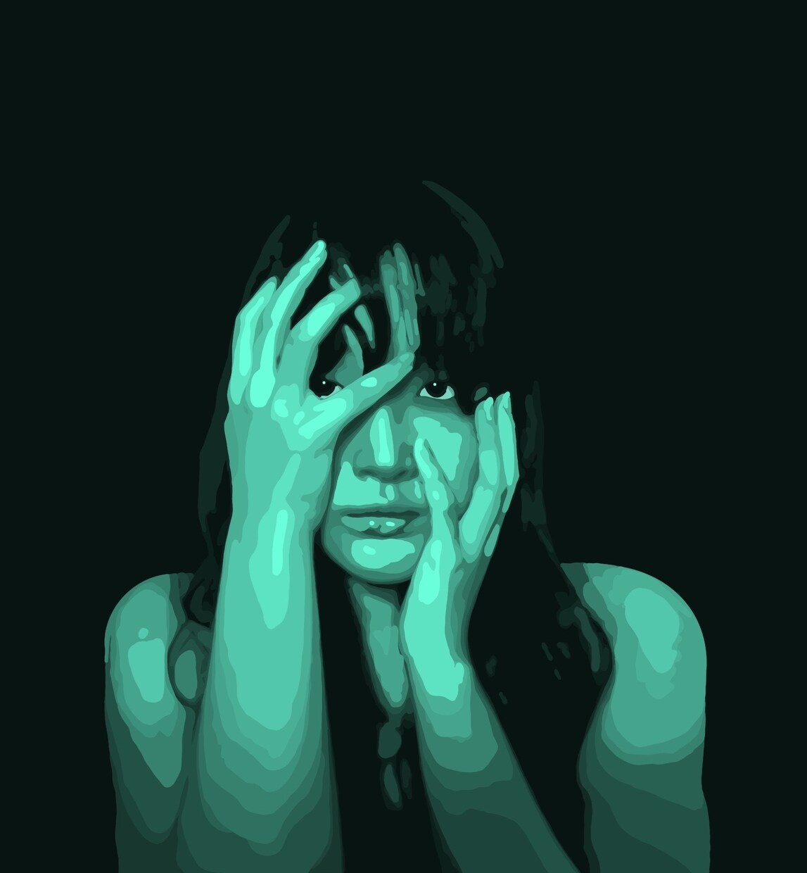 普通と違う似顔絵を描きます あなたの好きな色を一色から使って描きます。 イメージ3