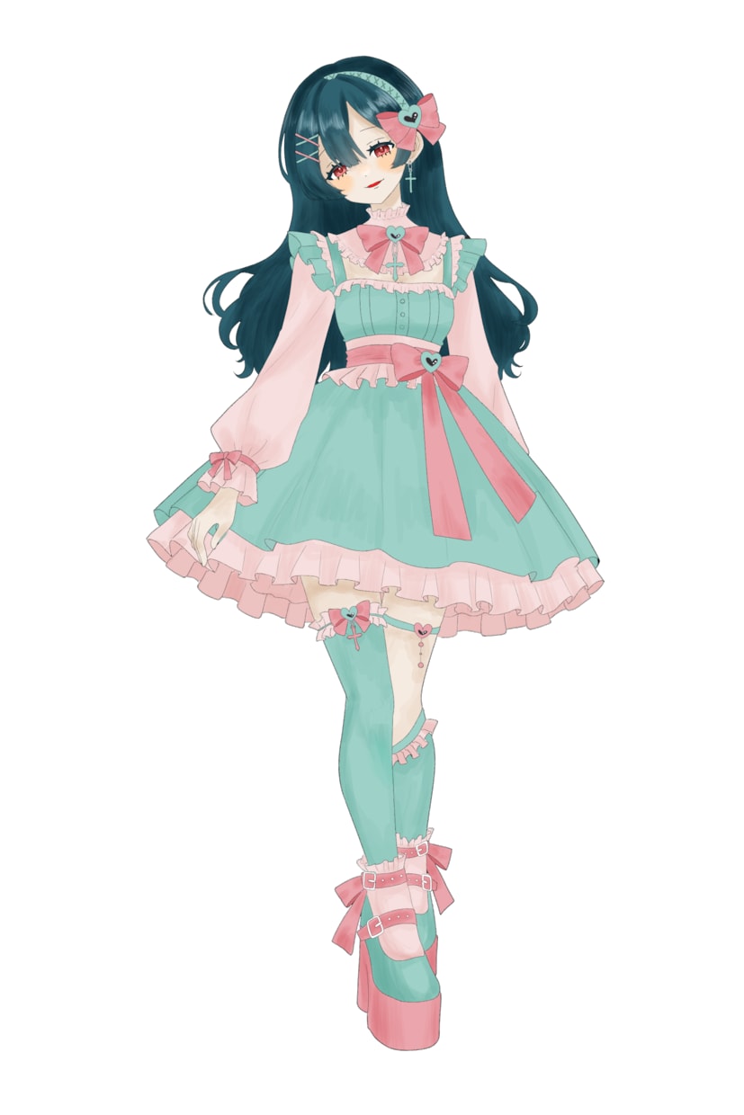 TRPG・Vtuber・ゲーム用立ち絵制作します 魅力が伝わる全身キャラクター立ち絵を制作 イメージ7