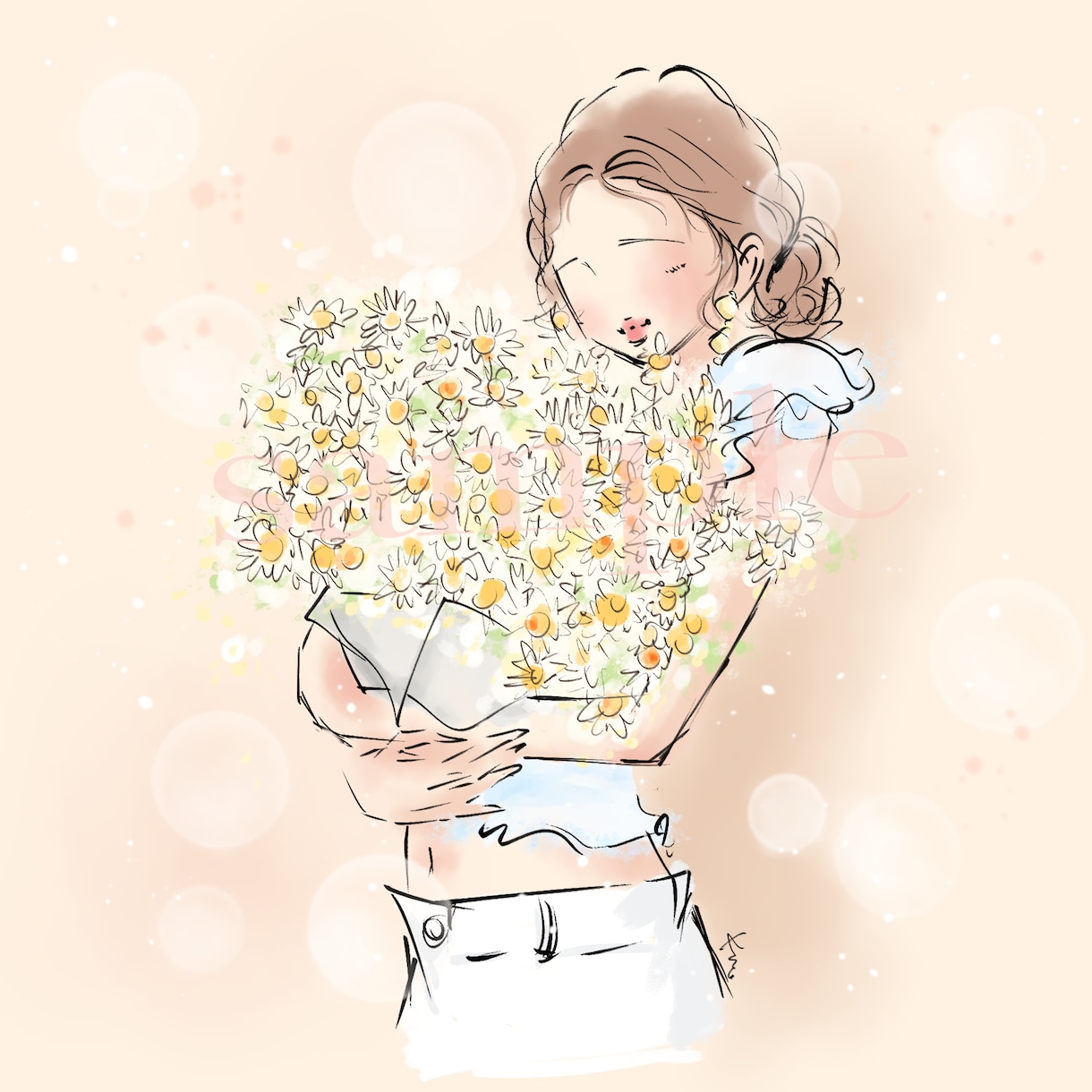 SNSアイコンやプレゼントイラストを描きます ファッショナブルでオシャレなアイコンなどをお描きいたします イメージ2