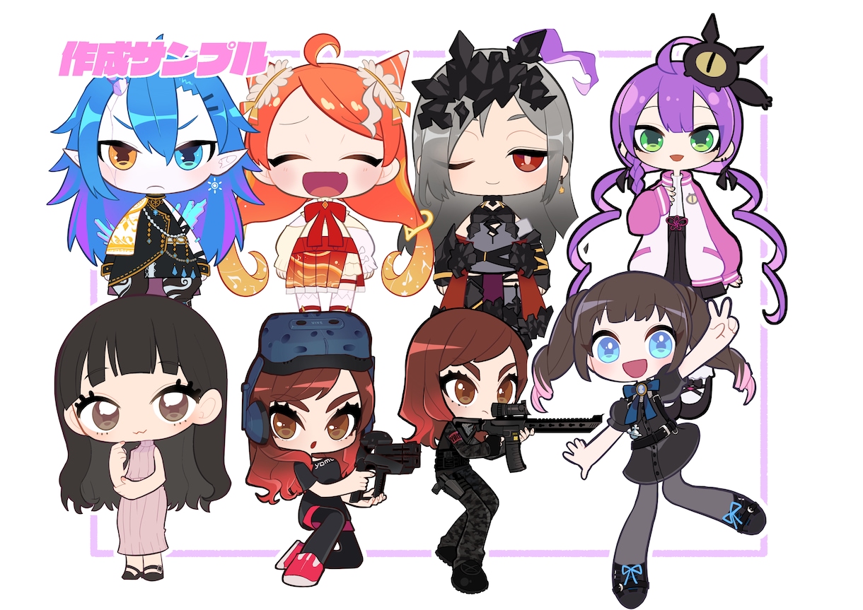 ポップなSDキャラ(ミニキャラ)、デザインします 自分のイメージしたキャラクターをオーダーメイドで作成！ イメージ5