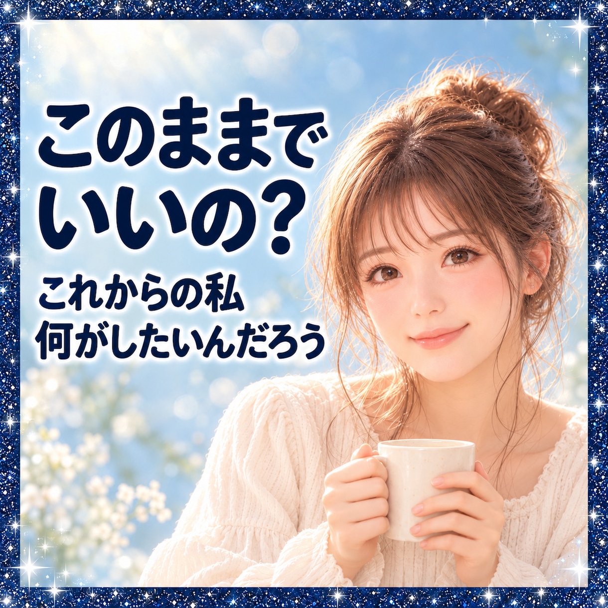 このままでいいの❓これからの人生の迷いを聴きます 何がしたいかもわからない☁この先の人生を考えてしまうあなたへ イメージ1