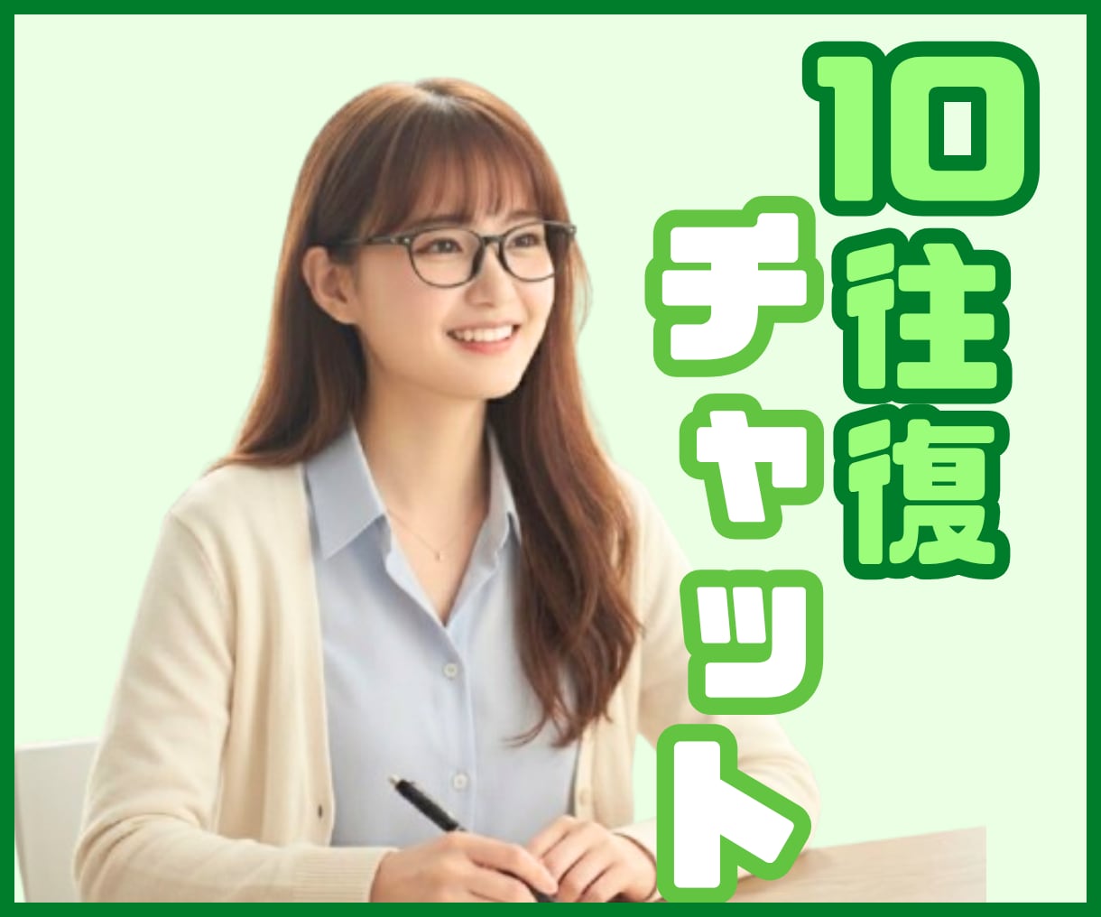 10往復チャット✨優しくゆっくりお話しお聴きします 話し相手/雑談/愚痴/相談/副業/転職/恋愛/ イメージ1