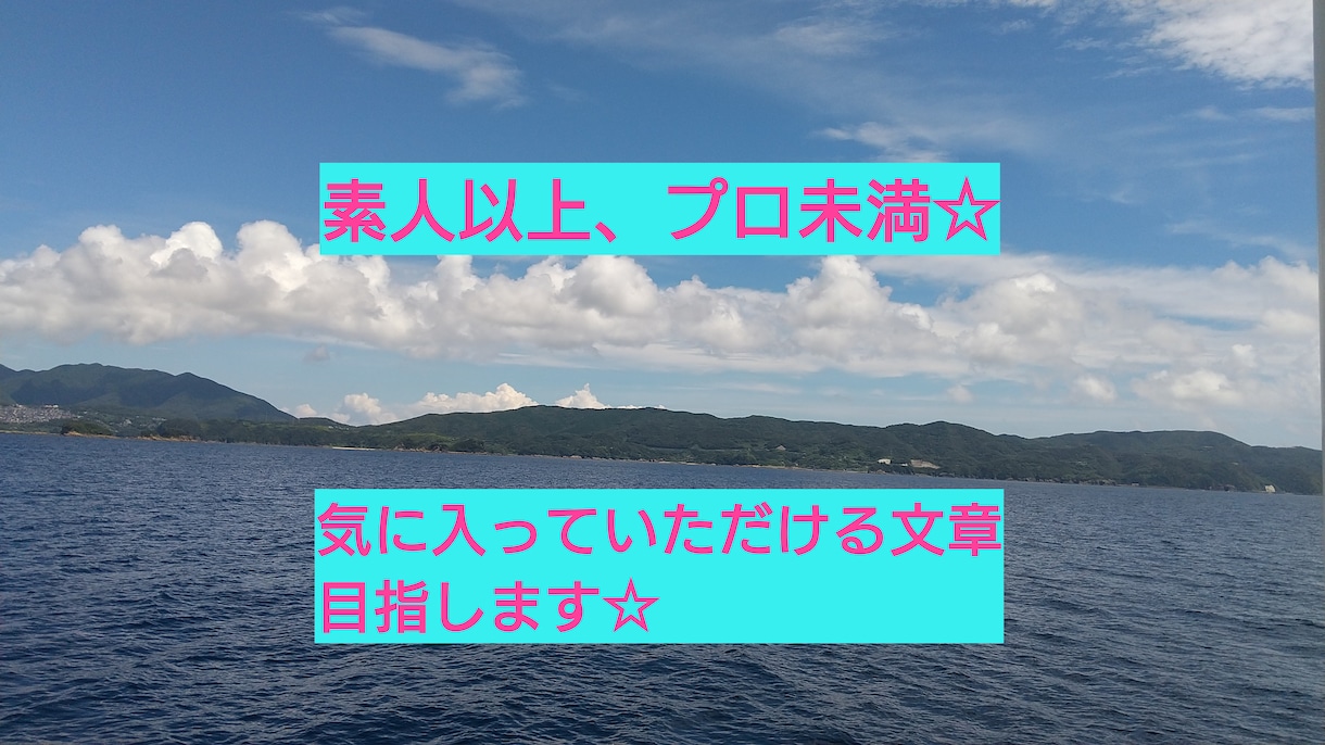 2000文字（程度）文章を一緒に考えます 文章つくるのが面倒な方、苦手な方のサポート！参考例文ご提案☆ イメージ2