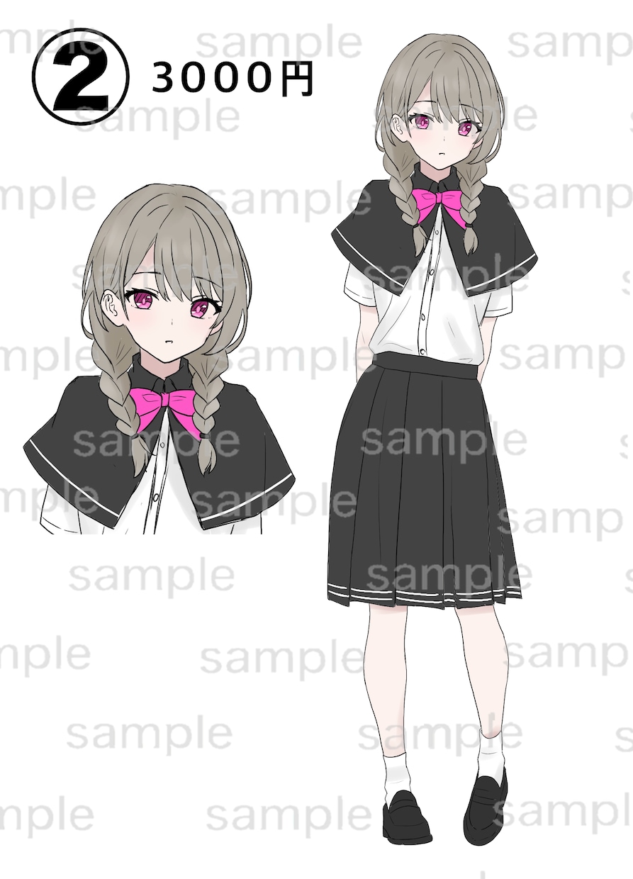 立ち絵やアイコンをお描きします ラフ完成済のイラスト販売、最短3日！ イメージ1