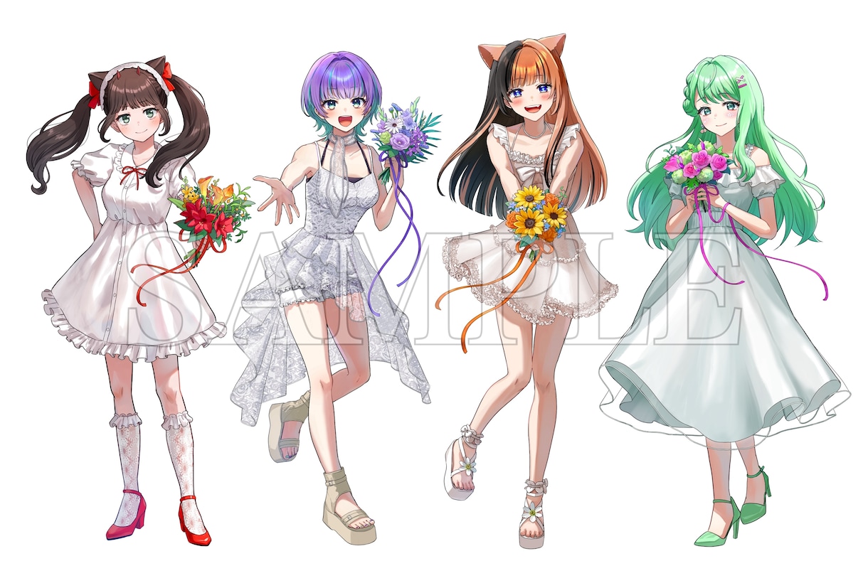 アイコン、サムネイルなど人物イラスト制作します アイコン、サムネイル、MVイラスト、立ち絵等 イメージ10