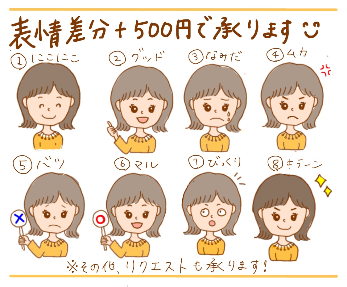 snsアイコン作成します ゆるっと可愛い、ほっこりすすアイコンを作成します イメージ4