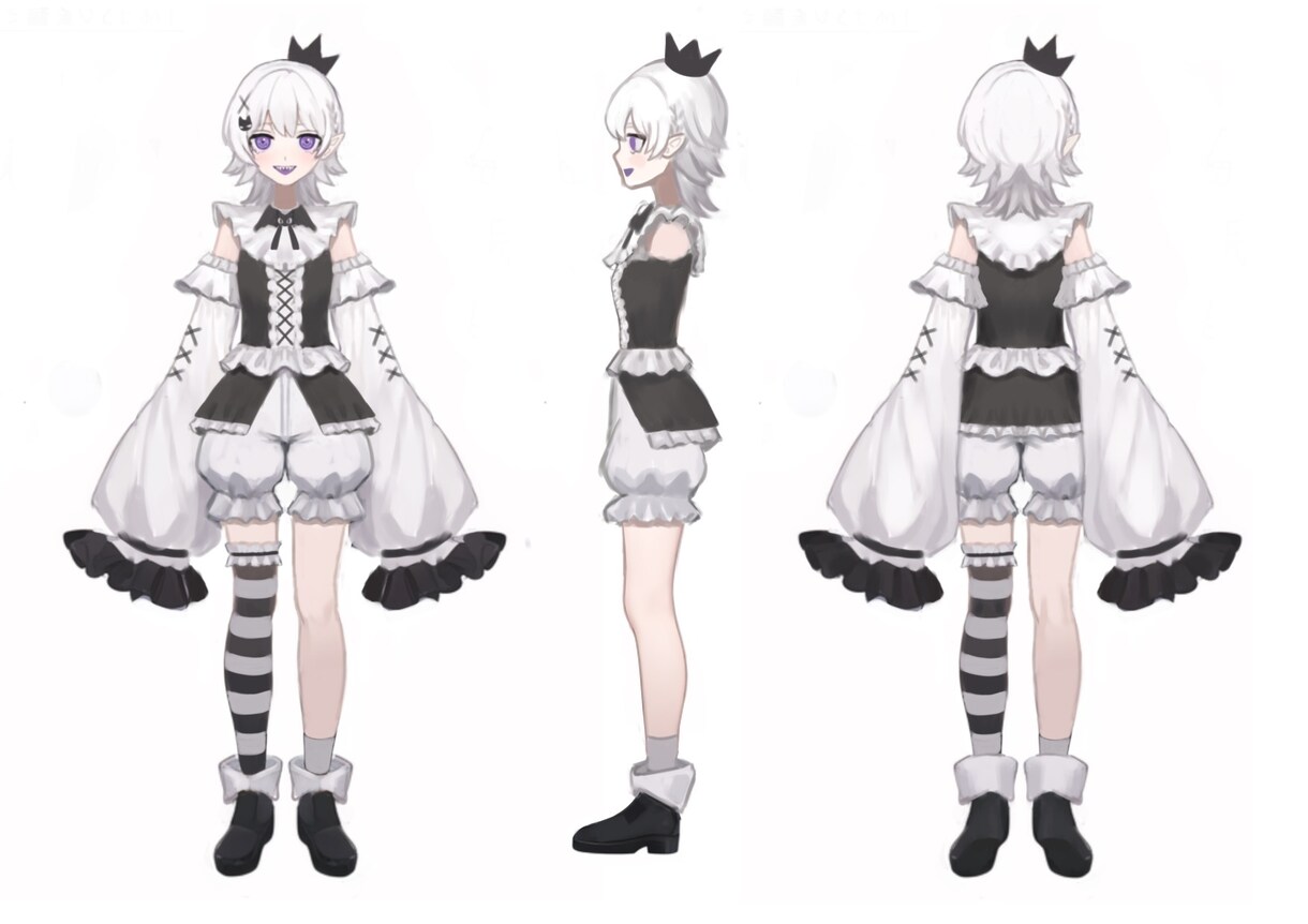 キャラクターデザインからVRM化まで承ります Vtuberになりたい方、ゲームのキャラクターなどにおすすめ イメージ1