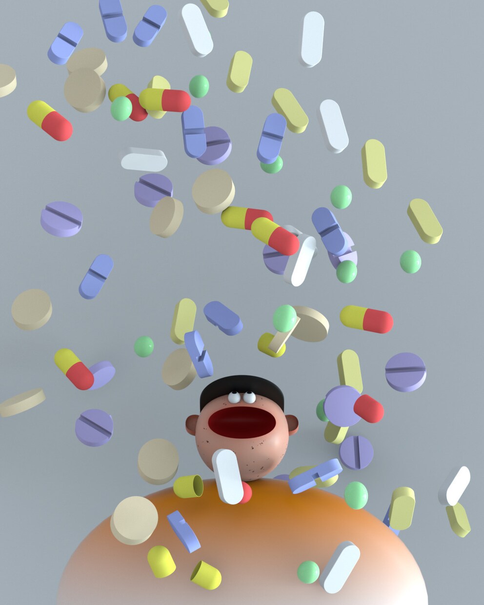 CGでキャラクター・ビジュアルデザイン承ります ポップ・抽象的なキャラクターデザインを得意としております！ イメージ3