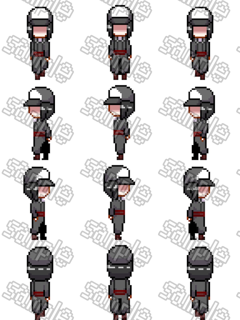 各ツクール規格キャラチップ製作依頼承ります 貴方のキャラクターをゲーム画面に イメージ5