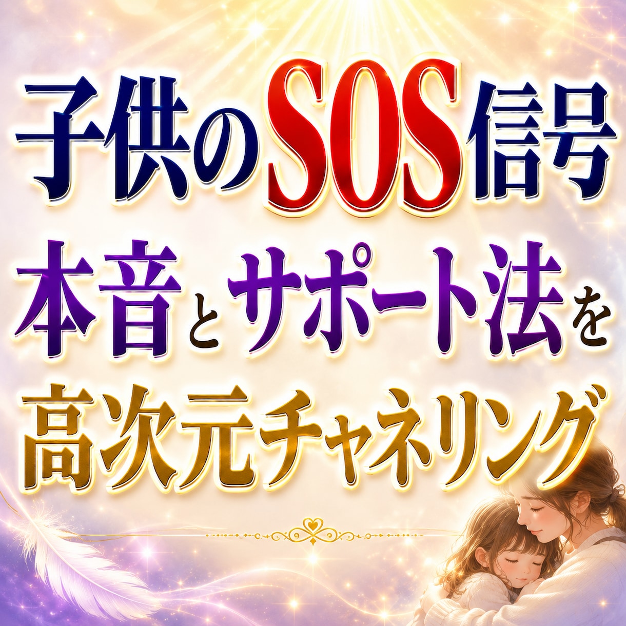 反抗期・不登校・登園しぶりの原因とサポート法視ます 高次元チャネリングで子の心のSOS信号を深層解明！閉ざした訳 イメージ1