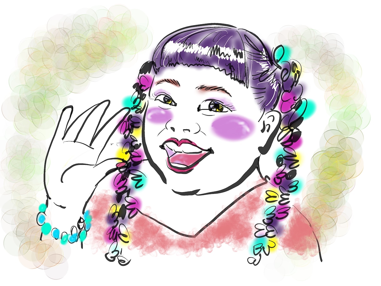印象に残る自分の似顔絵アイコンをつくります ーー明るいイメージで、デジタルイラストを描きます イメージ2