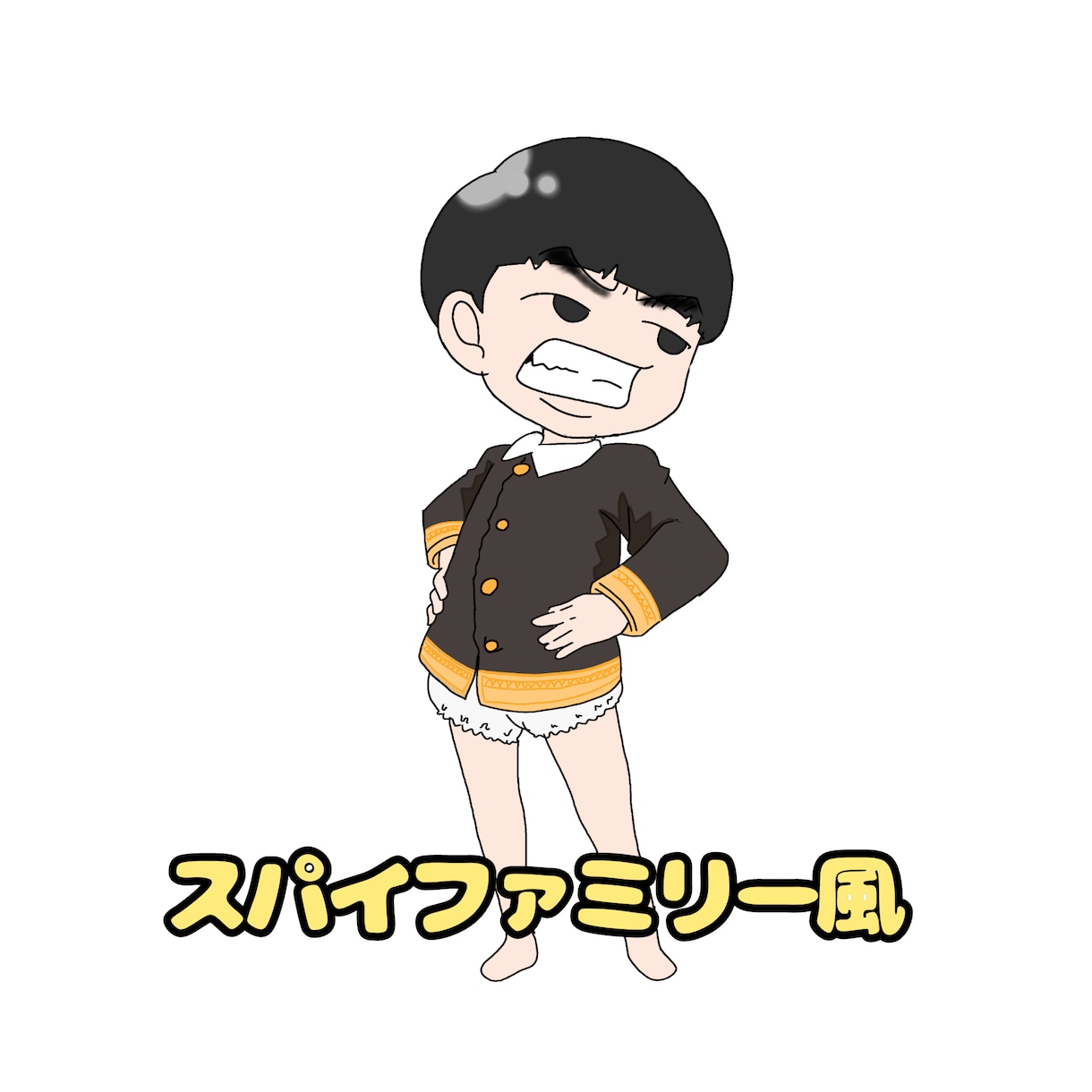お子さまをお好きなアニメタッチでデフォルメします お子さまをお好きなキャラでアイコンなどにしませんか？ イメージ2