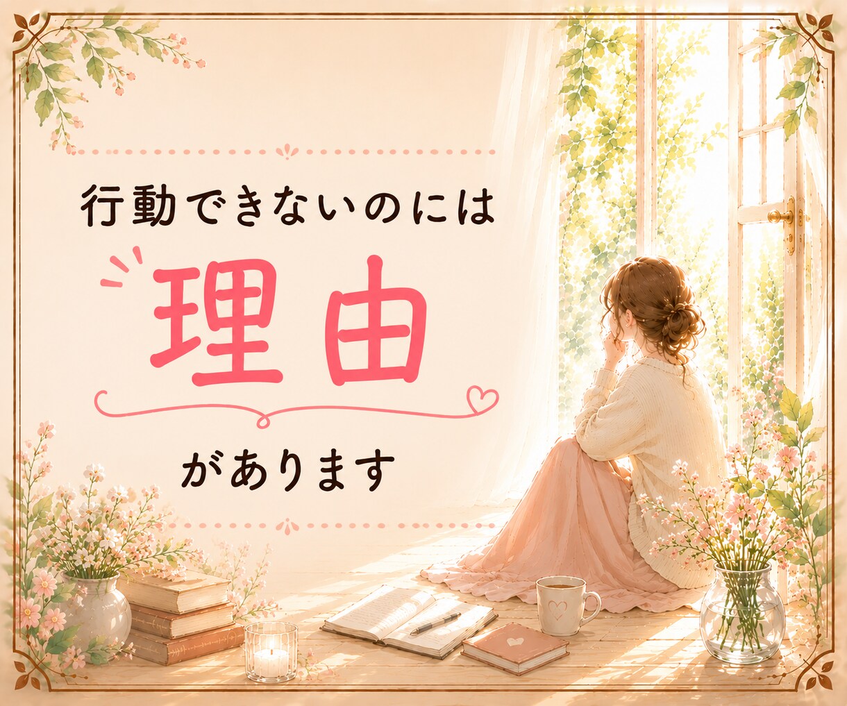 行動できないのは怠けじゃない｜原因を探します あなたの心のブレーキを一緒に見つけます イメージ4