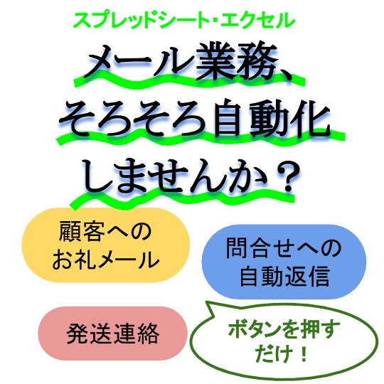 メール送受信の自動化できます メール文面の自動変更や、フォーマット追加も自由にできます！ イメージ1