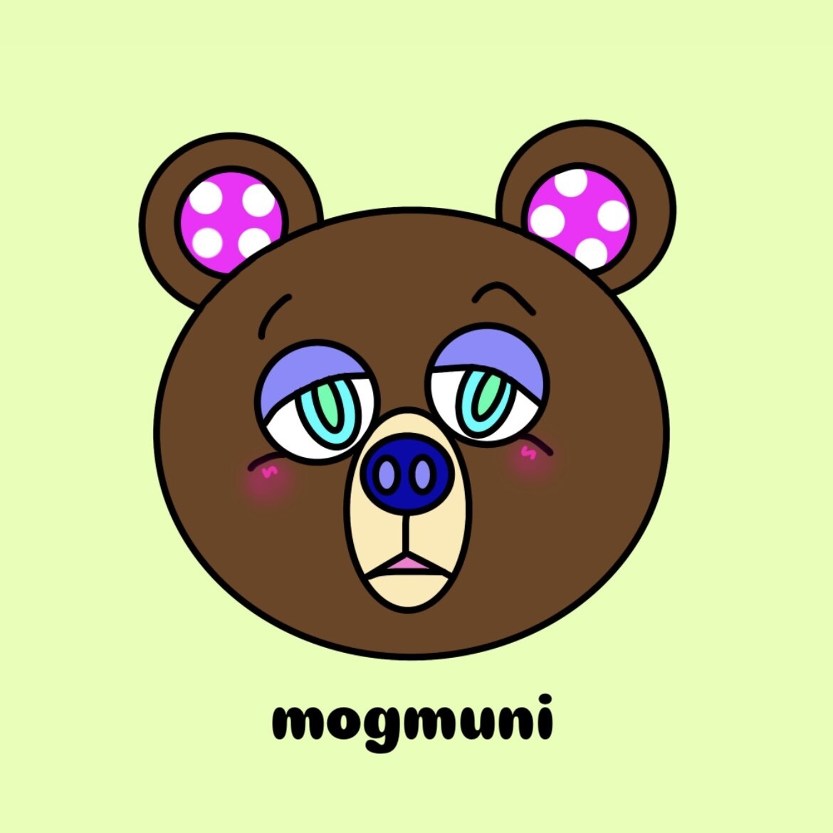 みんなに愛されるキャラクターを提供します 耳のドット柄がチャームポイントの動物たち イメージ2