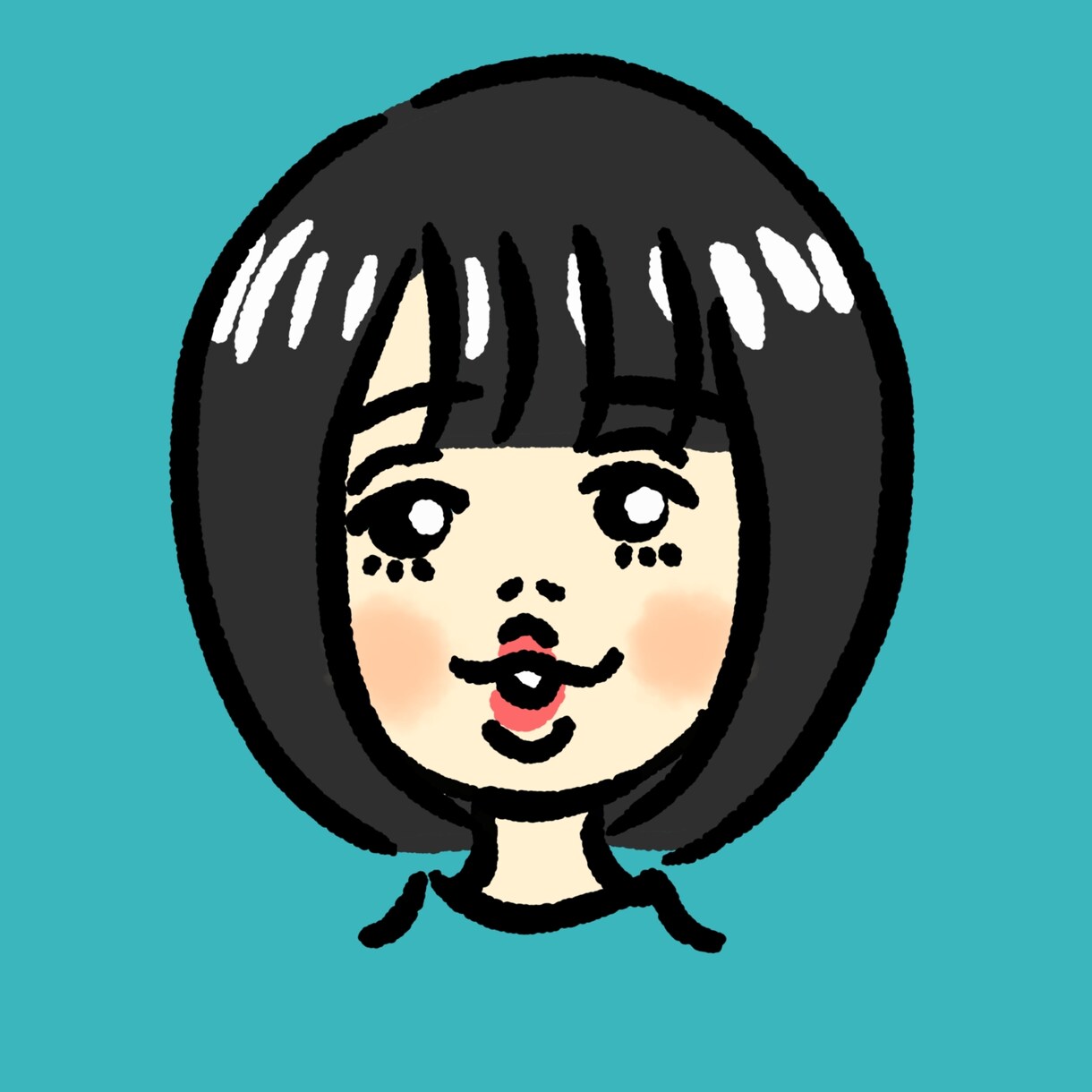 アイコンやプチギフトに！顔アップ似顔絵描きます リアルとミニキャラの間な、ポップな似顔絵描きます！ イメージ4