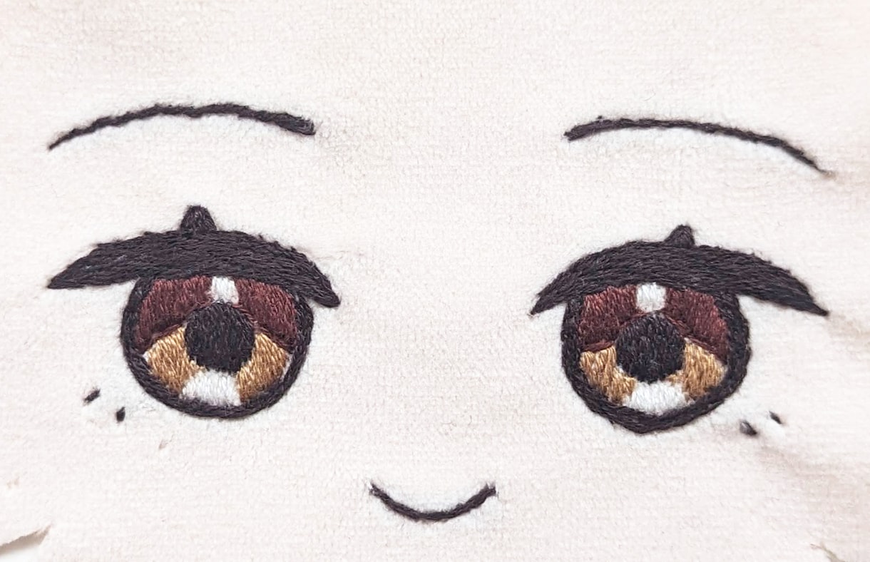 ぬい刺繍承ります 髪やボディの刺繍もお手伝いします イメージ2