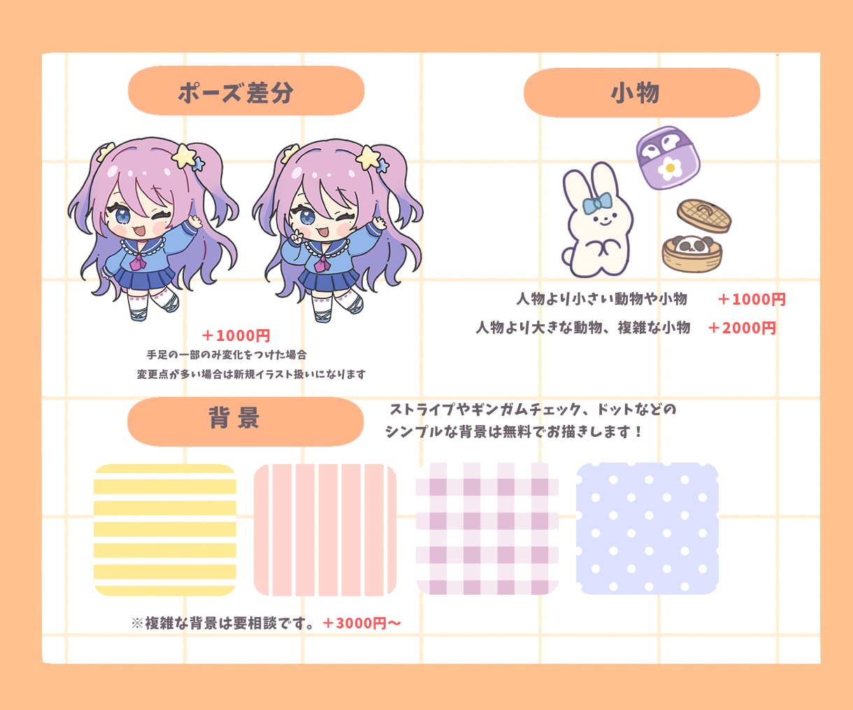 配信に使えるかわいいちびキャライラスト描きます アイコンやグッズ、スタンプに！かわいいミニキャラ制作します イメージ4