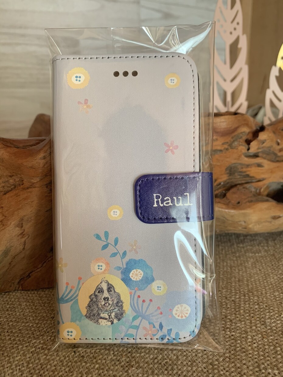 愛ペット似顔絵付iPhoneカバーデザインします 愛ペット似顔絵原画付となります。 イメージ2
