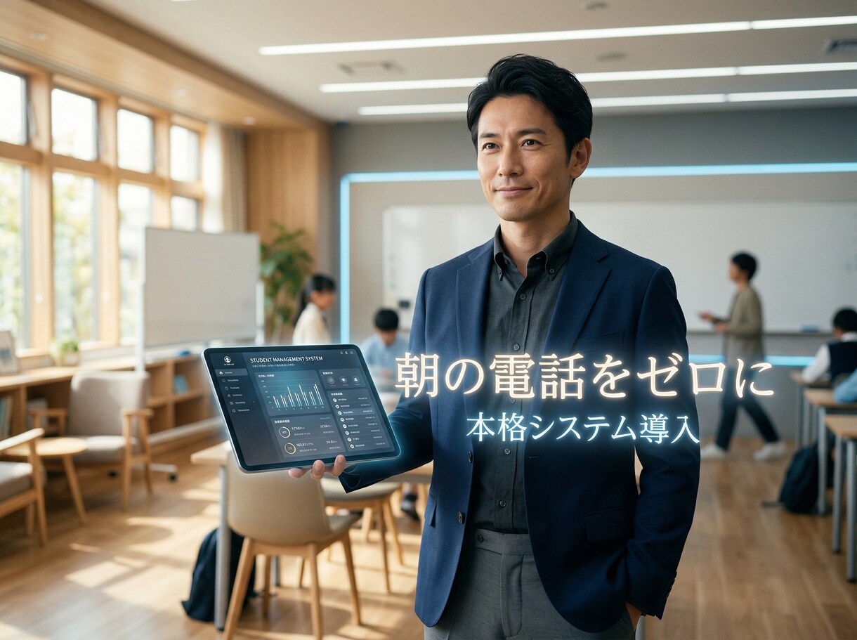 LINE×Webで保育・学童業務システム構築します 保護者はLINE、先生はWebで。朝の電話対応をゼロに イメージ3