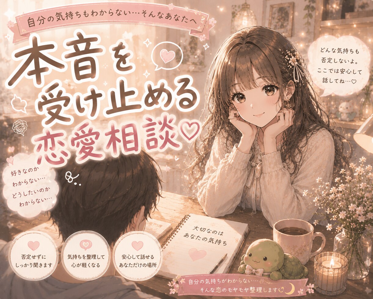 明るい声で恋愛初心者さんに寄り添います 距離の詰め方、男心、女心、LINE、デートコース、会話、告白 イメージ2