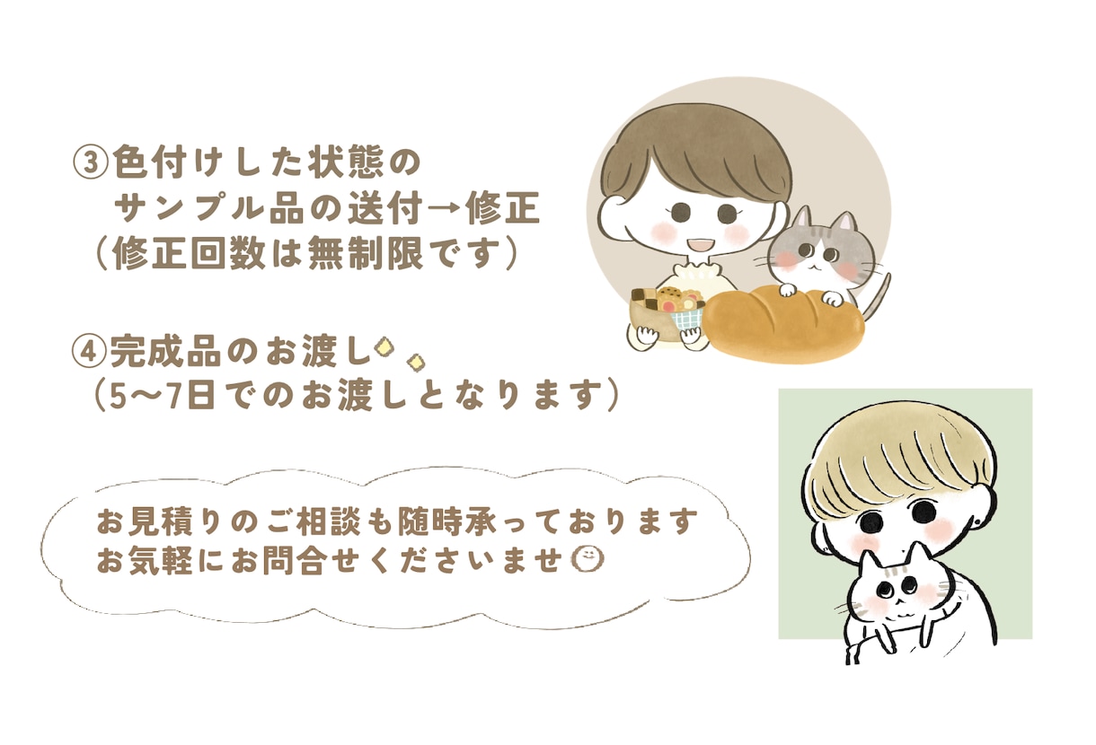 絵本のようなほっこりゆるいアイコン描きます 商用利用OK◎ゆるふわかわいいイラスト作成します イメージ4