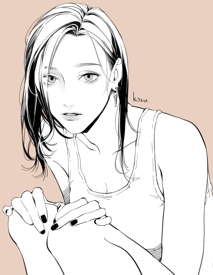 おしゃれ女子イラスト描きます 繊細な絵柄で印象深く仕上げます イメージ9