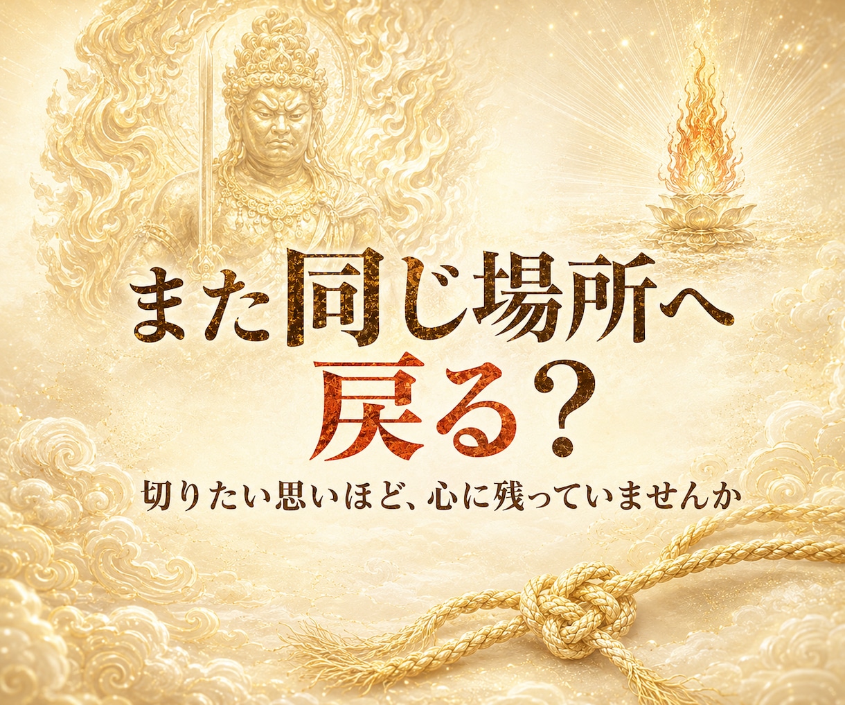 不動明王の火焔で迷いの根を霊視します 切れない執着と進む道をお伝えします イメージ2