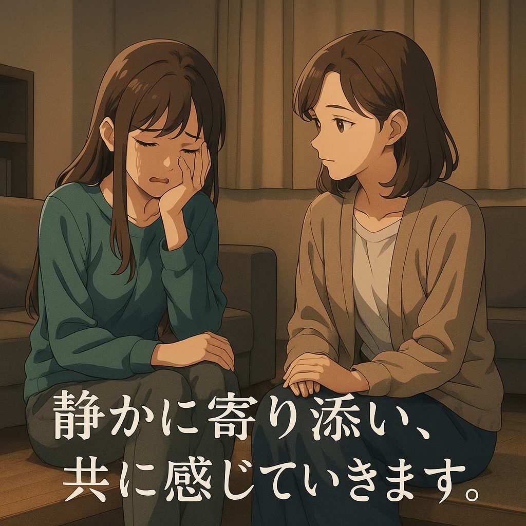 つらさを抱えたままの心、癒やします 静かに寄り添い、共に感じていきます イメージ2