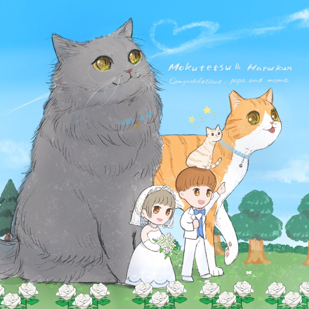 その子の個性を大切にイラスト制作します どんな動物さんでもOK！家族のペットイラスト イメージ4