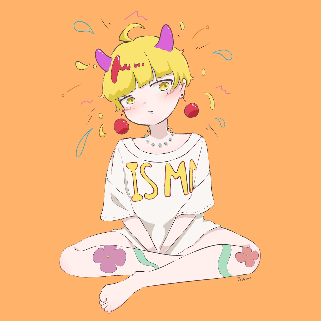 ちょっと個性的で可愛い女の子アイコン描きます 普通じゃ物足りない、個性的で可愛い目を引くアイコンを提供! イメージ2